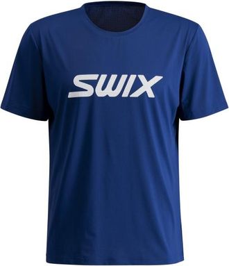 Swix Relay Tee Laufshirt f&uuml;r Herren | blau