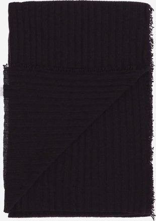 Faliero Sarti Unisex Cashmere And Wool Blend Scarf Brown Scarfs
