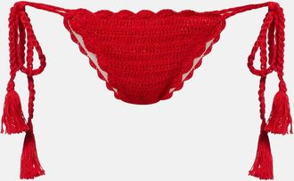 Anna Kosturova Crochet cotton bikini bottoms