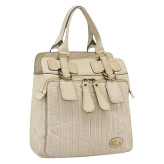 Chlo&eacute; Pre-owned Handbags, female, Beige, Size: ONE SIZE Pre-owned Tote Bag