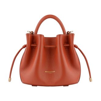 Pourchet Tassen, Dames, Oranje, ONE Size, Leer, Florin