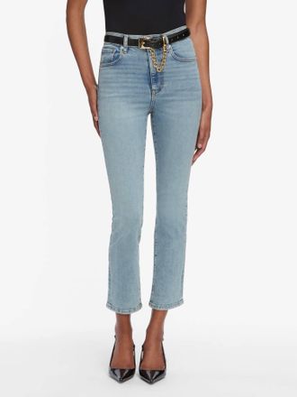 Frame Denim Le Sleek High Rise Straight Ankle Jeans In Tribute