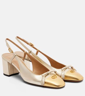 Valentino Garavani Valet Du Roi 60 leather slingback pumps