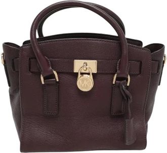 Michael Kors Pre-owned Handbags, female, Purple, Size: ONE SIZE Pre-owned Satchel