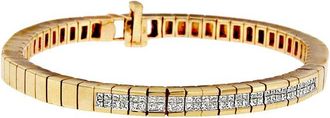 House of Brilliance Haus Of Brilliance 14K 1.10 Ct. Tw. Diamond Link Bracelet