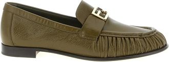 Fendi Baguette Loafers - Dames - Loafers - Groen - 35 1/2 EU - Leer - Schoenen