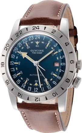 Glycine Mens Airman Vintage The Chief 40mm Automatic Watch
