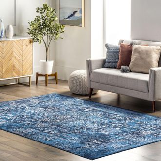 Rea Alfombra Design 3 180x260 Dark Blue