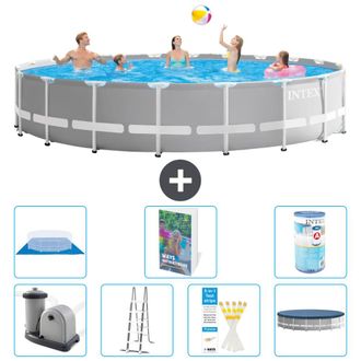 Intex Piscina Prism Frame Redonda - 610x132 Cm - 8-piezas S594