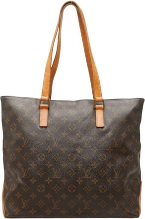 Louis Vuitton Monogram Brown Pvc Leather Shoulder Bag Tote Bag (Pre-Owned)