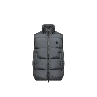 Moncler Moncler Gabas Down Vest, Men, Grey, Size: 1