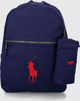 Polo Ralph Lauren Boys Cotton Rucksack with Embroidered Pony Logo
