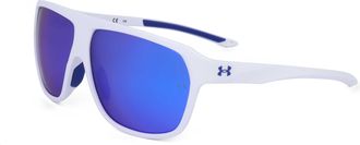 Under Armour Unisex 62 mm Blue Sunglasses