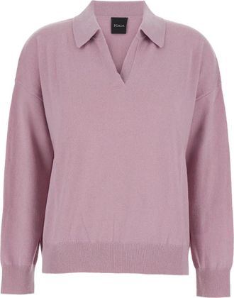 Pla&icirc;n Plain, Dames, Truien, Roze, Maat: L Kasjmier