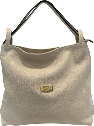 Baldinini Beige Cowhide Womens Backpack