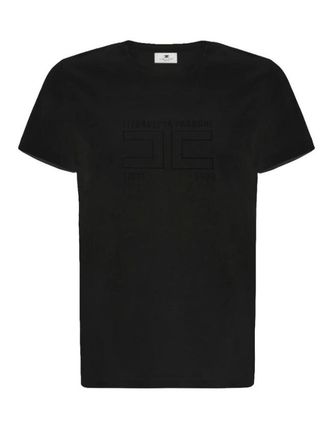 Elisabetta Franchi T-shirt met geborduurd logo