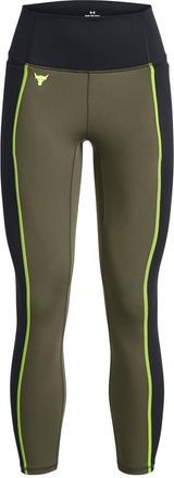 Under Armour Womens Colourblock Slim Fit Running Pants in Green - Size 14 UK