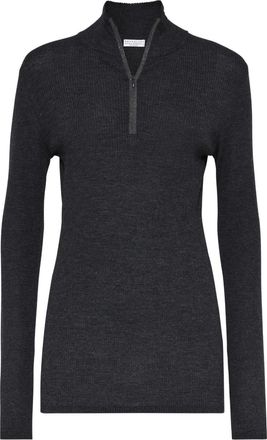 Brunello Cucinelli Top a coste - Nero