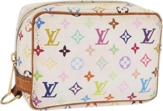 Louis Vuitton Pre-owned Clutches, female, Multicolor, Size: ONE SIZE Pre-owned Canvas Clutch