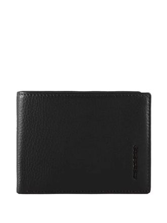 Piquadro bi-fold wallet - unisex - Polyester/Leather - One Size - Black