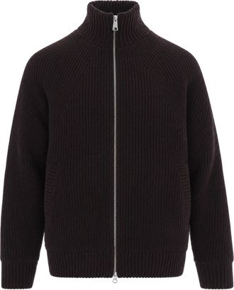 Carhartt Work in Progress Palisander Banley Heavy Wool Nylon Knit Jacket