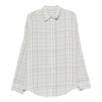 Acne Studios Fn-Mn-Shir 000972 - Heren - Casual Overhemden - Grijs - M - Overhemden