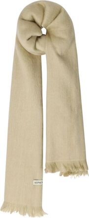 Alpaca Loca Accessoires, Dames, Beige, ONE Size, Wol, Dubbele Sjaal