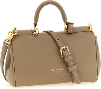 Dolce & Gabbana Top Handle Bag - Beige