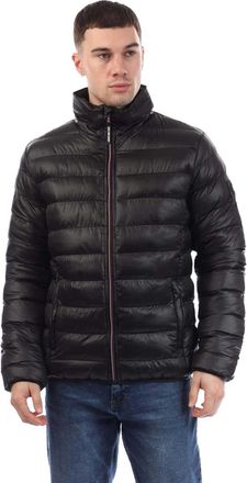 Duck and Cover Mens Shemmy Quilted Jacket (M) (Black)