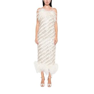 Taller Marmo Dames, Jurken, Wit, Maat: XS Zijde