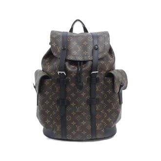Louis Vuitton Marron Coated Canvas Backpack (Pre-Owned)