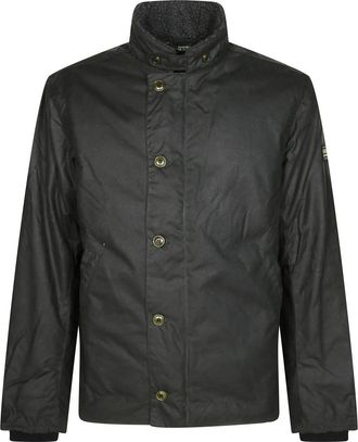 Barbour Jassen, Heren, Zwart, M, Wax Bed voor Stijlvol Slapen