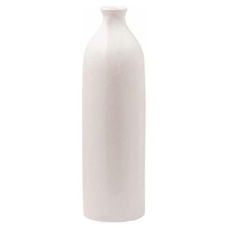 Hill Interiors Garda Glazed Gisela Vase - Ceramic - L18 x W18 x H51 cm - White