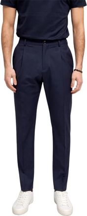 Be Able Riccardo Broek - Heren - Slim Fit Broeken - Blauw - W33 - Wol - Broeken