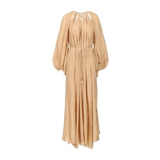 Zimmermann Suit Sets - female - Zimmermann - Maxi Dresses - Beige - M - Dresses