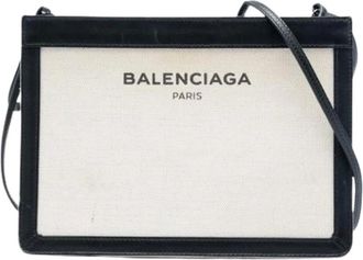Balenciaga Pre-owned Pochette Borsa a Tracolla Blu Navy - - Pre-owned - Donna - Beige - ONE SIZE