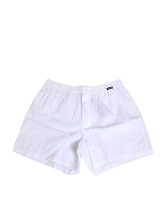 Dolce & Gabbana White Cotton Regular Boxer Shorts Mens Underwear