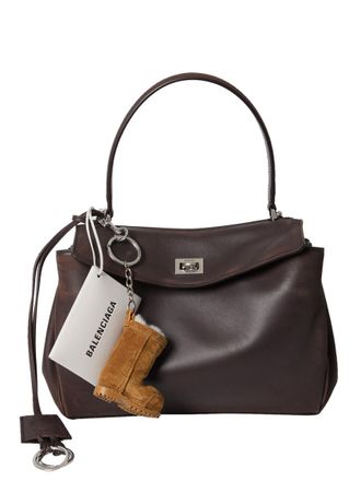 Balenciaga Brown Rodeo Medium Shoulder Bag