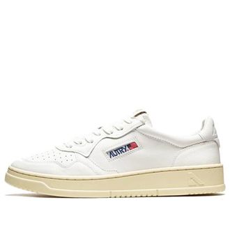 Autry Autry Medalist Low Goatskin White AULM-GG04