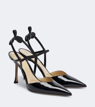 Fendi Very Colibr&igrave; leather slingback pumps
