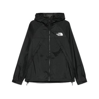 The North Face Zwart rits-voor buitenkleding met zakken - Heren - Windbreakers - Zwart - S - Fitness