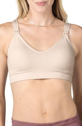 Kindred Bravely Mia Maternity & Nursing Lounge Bra- Fits Sizes 30B-44D in Stone at Nordstrom, Size X-Large