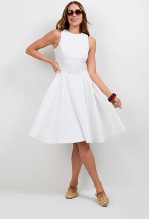 Trina Turk Lombardy Midi Dress in White at Nordstrom, Size 14