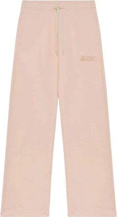 Autry Broeken, Dames, Roze, S, Katoen, Katoenen Fleece Trainingsbroeken met Koord
