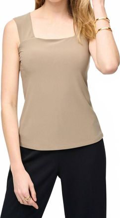 Joseph Ribkoff Classic Square Neck Tank Top In Java
