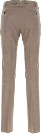Pantaloni Torino Mens Dove Grey Stretch Virgin Wool Pant 0120 Pantaloni Trousers