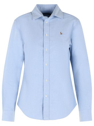 Polo Ralph Lauren Hellblaues Baumwollhemd