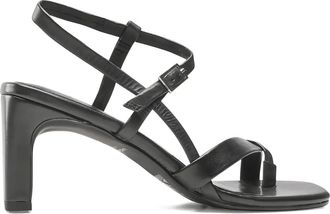 Vagabond Luisa 70mm sandalen met gespsluiting - Zwart