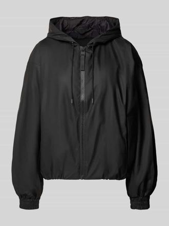 Rains Jacke mit Kapuze Modell LOHJA in Black, Gr&ouml;&szlig;e XL