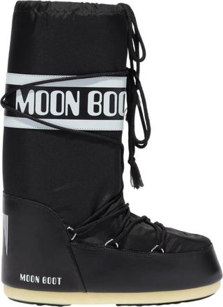 Moon Boot MB Icon Nylon Boot - Dames - Winterlaarzen - Zwart - 39 EU - Nylon - Schoenen
